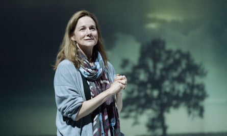 Laura Linney in My Name is Lucy Barton at the Bridge theatre, London, 2018.