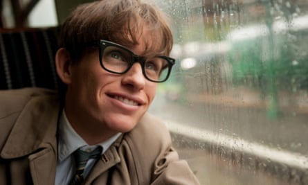 Redmayne as Stephen Hawking in The Theory of Everything (2014).