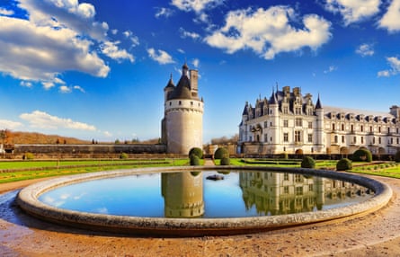 Dogs are welcome on leads in the grounds of Château de Chenonceau in the Loire valley.