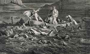 Dante and Virgil cross the Styx river in Gustave DorÃ©â€™s interpretation of the poetâ€™s vision of hell