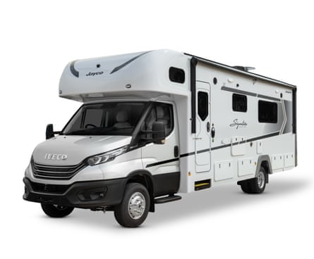 Exterior of a Jayco campervan
