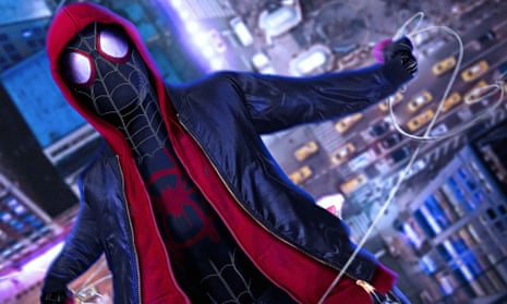 Outlandish psychedelic visuals ... Spider-Man: Into the Spider-Verse.