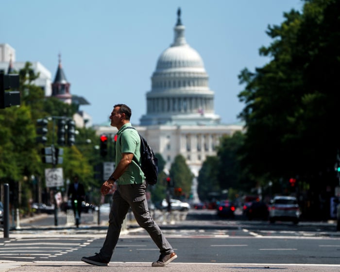 US economic picture weakens as jobless claims and inflation both rise – business live