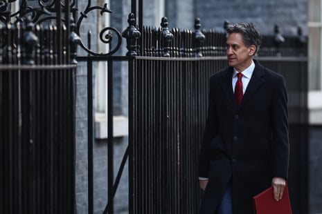 Ed Miliband, the energy secretary.