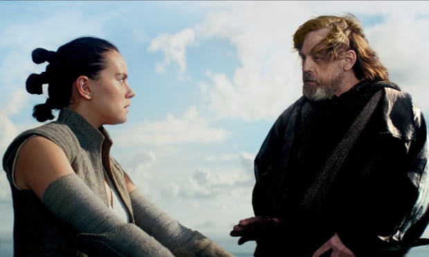‘So much more’ ... Daisy Ridley as Rey and Mark Hamill as Luke in Star Wars: The Last Jedi.