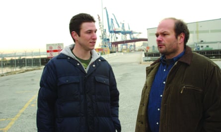 Setting the bar high … as troubled dockworker Nick Sobotka in The Wire.