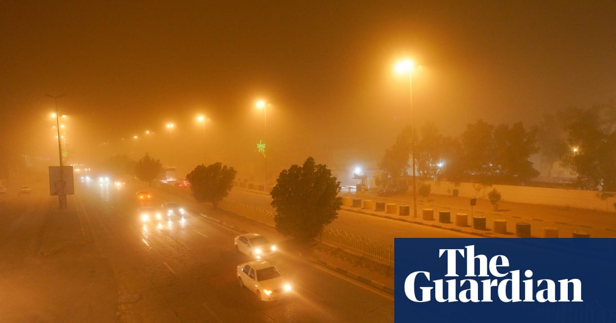 Weather tracker: sandstorm turns Iraqi skies orange and empties the streets