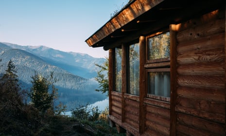 A cabin in the Făgăraș mountains, part of the Transylvanian Alps (Southern Carpathians).