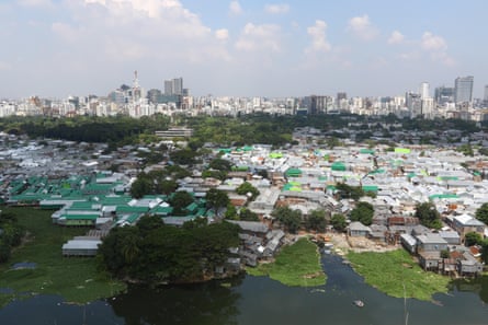 Korail slum in Gulshan, Dhaka