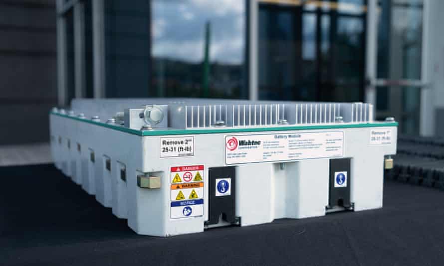 Wabtec’s battery cell used in the train.