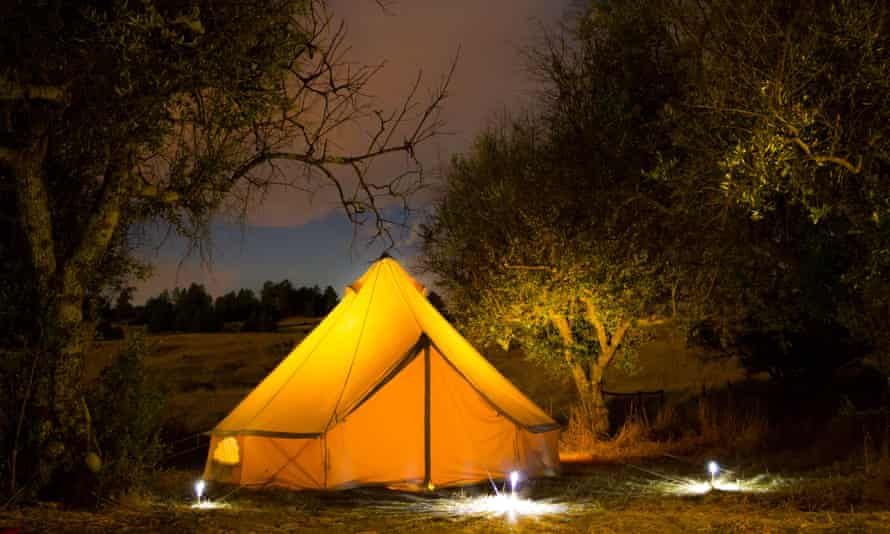 ‘Sleeping out under the stars is a hugely exciting thing,’ says Kirk