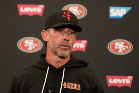 San Francisco 49ers coach Kyle Shanahan to be limited in camp after serious car crash | San Francisco 49ers | The Guardian