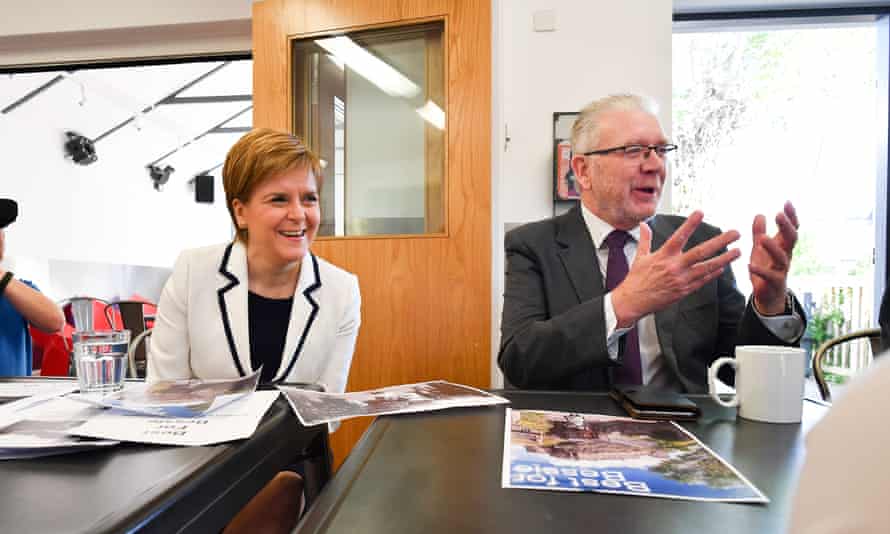 First Minister Nicola Sturgeon and Constitutional Relations Secretary Michael Russell