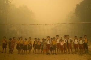 Children in the haze