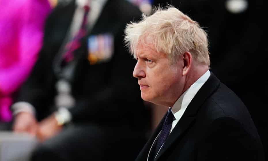 Prime minister Boris Johnson at St Paul's Cathedral, London, on day two of the platinum jubilee celebrations for Queen Elizabeth II. 