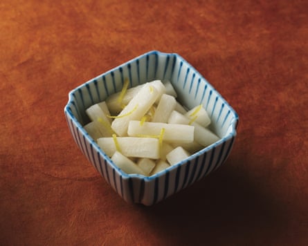 Yuzu daikon amazuzuke from The Japanese Art of Pickling and Fermenting.