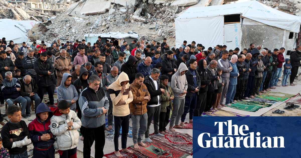 'Eid of sadness': Palestinians in Gaza mark Eid among the ruins - video