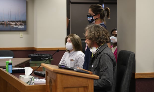 Miles, 14, testifying at the Missouri capitol.