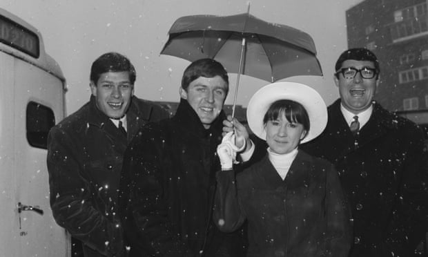The Seekers in London in 1966. From left: Keith Potger, Bruce Woodley, Judith Durham and Athol Guy.