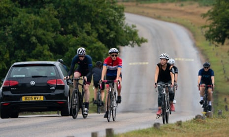 Cyclists in Richmond Park