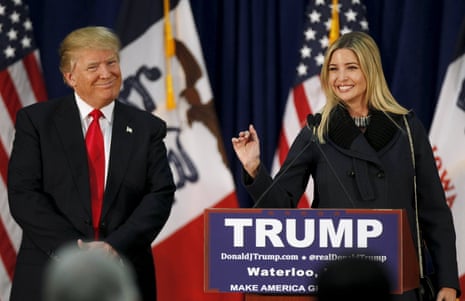 Republican frontrunner Donald Trump and his daughter, Ivanka, try to get out the last-minute vote ahead of tonight’s caucuses.