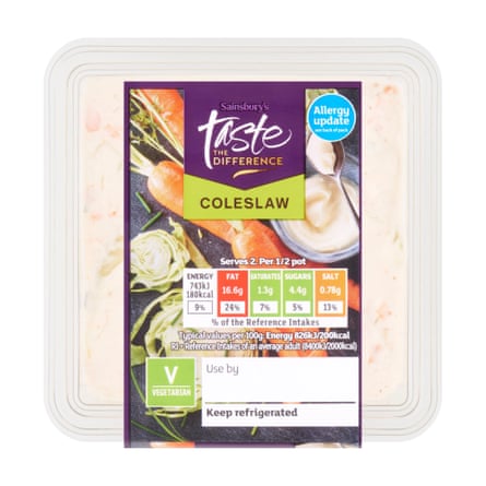 Sainsbury’s Coleslaw, Taste the Difference 180g