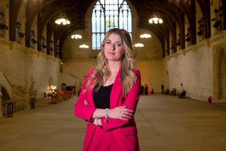 Portrait of Dehenna Davison in Westminster Hall