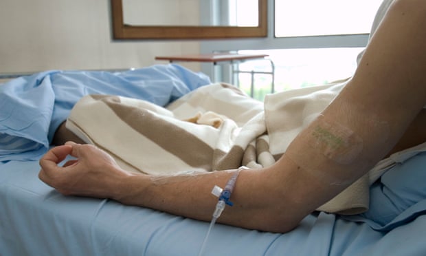 Patient receiving chemotherapy