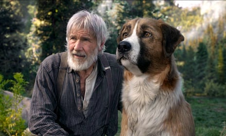 Uncanny valley … Harrison Ford and the CGI’d Buck in The Call of the Wild.