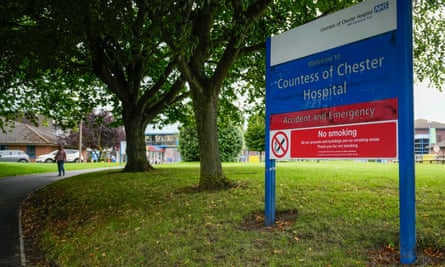 The Countess of Chester Hospital, where Lucy Letby murdered seven babies.