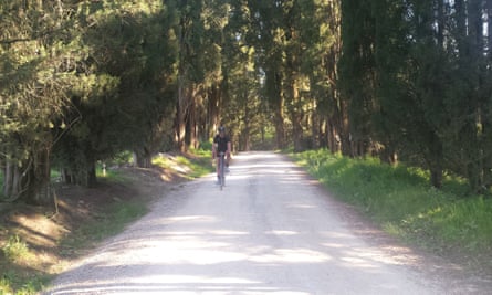 Andy on a strade bianche.