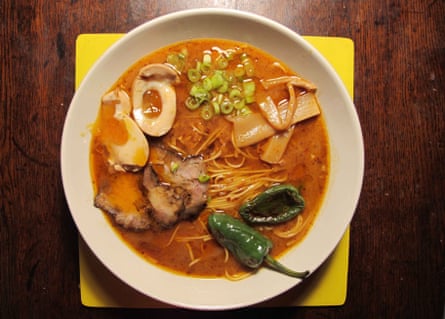 Miso ramen from Bone Daddies restaurant in London.