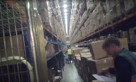 Sports Direct’s warehouse in Shirebrook, Derbyshire