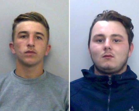 Mugshots of Jessie Cole and Albert Bowers
