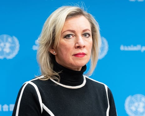 Maria Zakharova pictured in 2024.