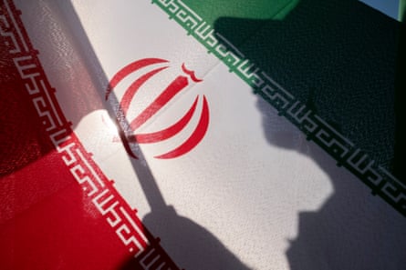 An Iranian flag.