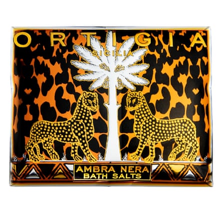Ortigia Sicilia Ambra Nera Bath Salts Envelope