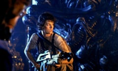 Never bettered … Sigourney Weaver in 1986’s Aliens.