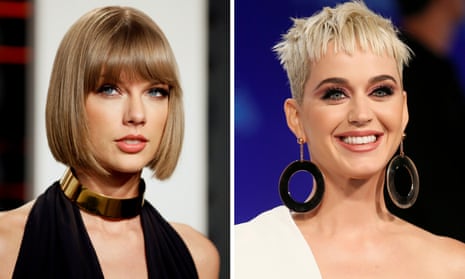 Turning over a new leaf … Taylor Swift and Katy Perry.