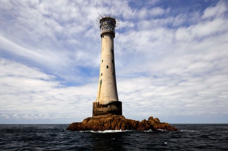 The Bishop Rock lighthouse, The Scilly Isles,