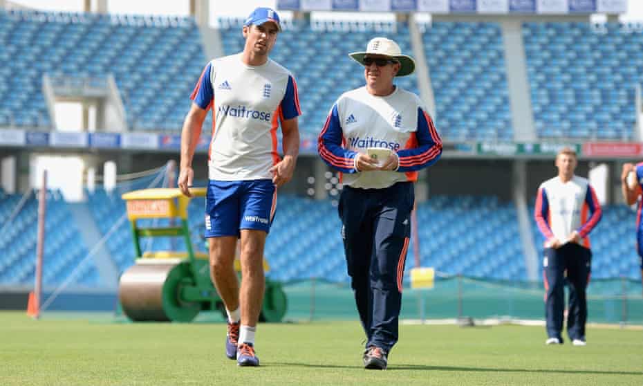 England’s Alastair Cook and Trevor Bayliss have been working together for only four months.