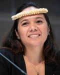 Tina Stege, the climate envoy of the Republic of the Marshall Islands.