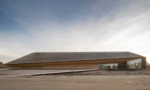 Under the thatch … the new Wadden Sea visitor centre, near Ribe, Denmark