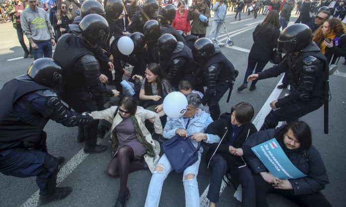 Clashes as May Day protesters march in cities across Europe ...