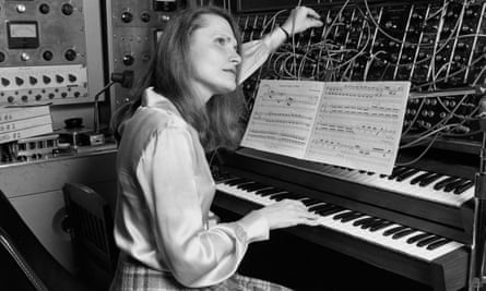 Composer at work … Wendy Carlos in her New York recording studio in 1979.