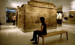 New Egyptian Galleries at The Ashmolean. Ashmolean Gallery, Oxford. The Shrine of Taharqa 23-11-2011 Photograph by Martin Godwin.