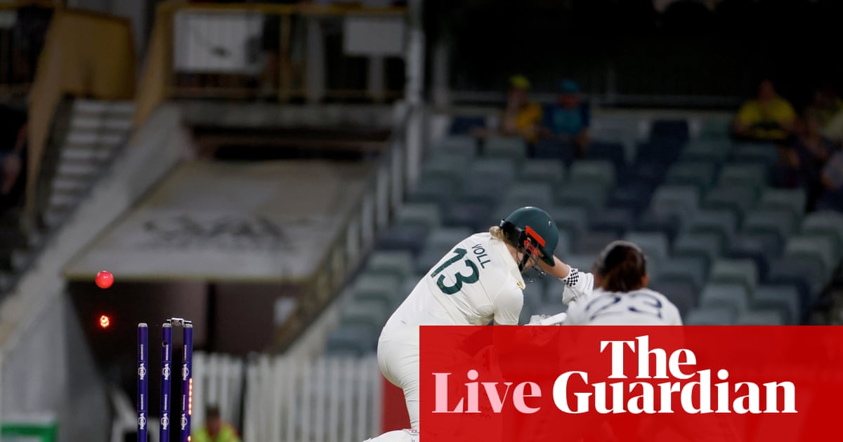 Australia v India: one-off women’s cricket Test, day one – live