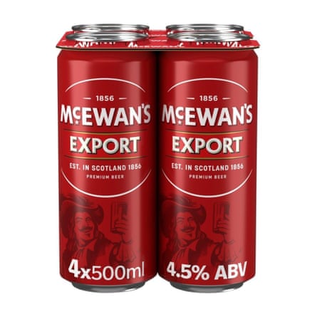 McEWAN’S Export Original Scottish Premium Beer, 4 x 500ml