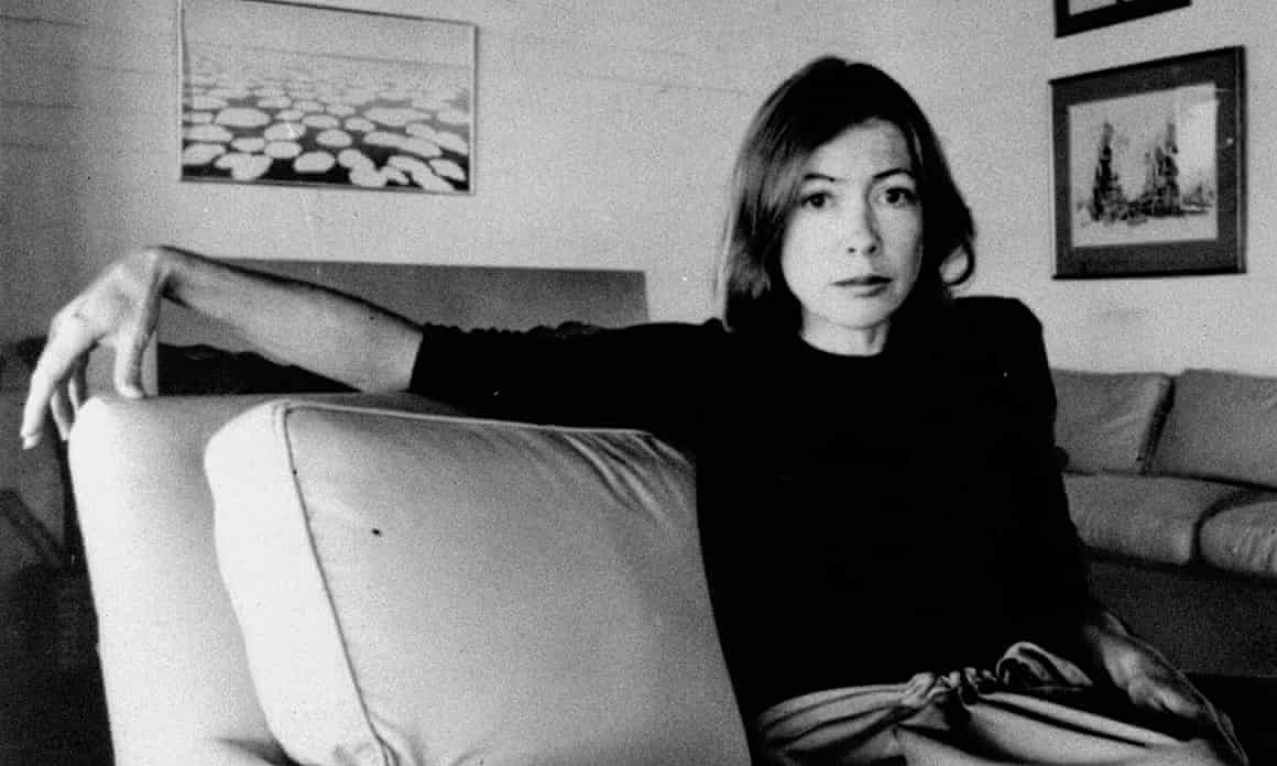 Joan Didion pictured in 1977.