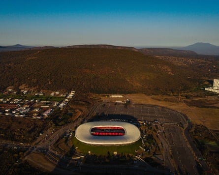 An aerial view of Guadalajara Stadium.